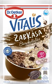 Dr. Oetker Vitalis Zabkása Cukorcsökkentett étcsokoládés