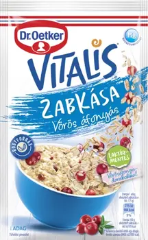 Dr. Oetker Vitalis Zabkása Laktózmentes vörös áfonyás