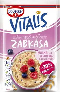 Dr. Oetker Vitalis Zabkása Cukorcsökkentett erdei gyümölcsös