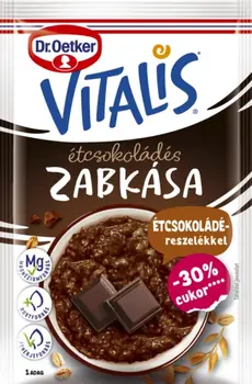Dr. Oetker Vitalis Zabkása Cukorcsökkentett étcsokoládés