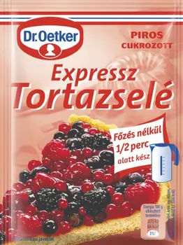 Dr. Oetker Expressz Tortazselé piros