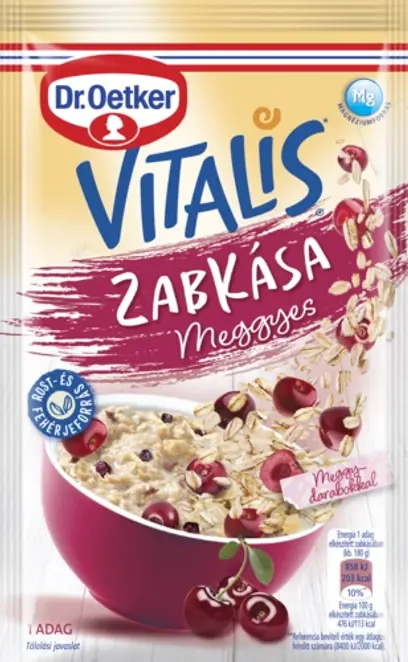 Dr. Oetker Vitalis Zabkása meggyes
