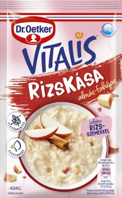 Dr. Oetker Vitalis Rizskása almás-fahéjas