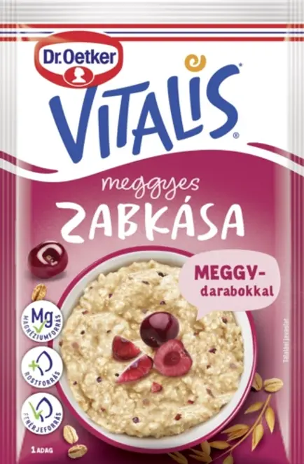 Dr. Oetker Vitalis Zabkása meggyes