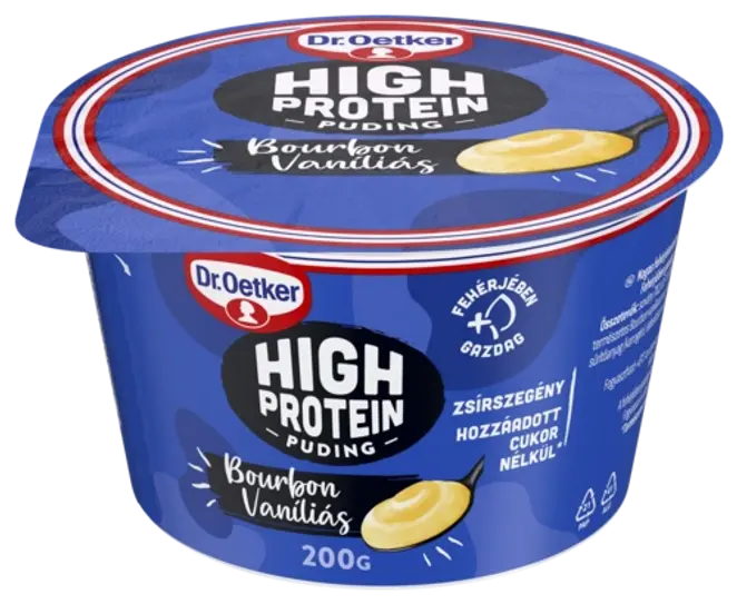 Dr. Oetker High Protein Puding Bourbon Vaníliás