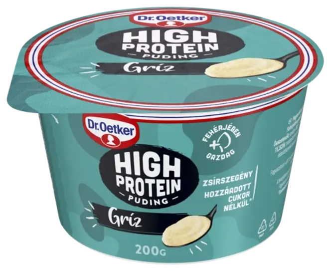 Dr. Oetker High Protein Puding gríz