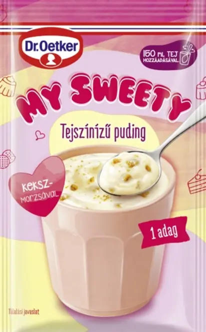 Dr. Oetker MY SWEETY tejszínízű puding kekszmorzsával