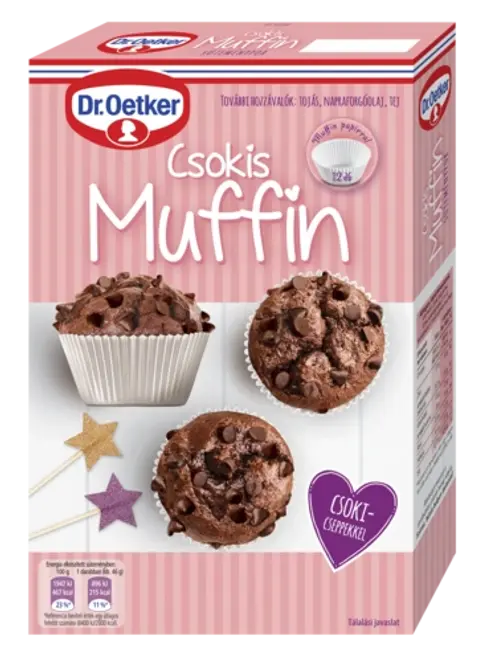 Dr. Oetker Csokis Muffin alappor