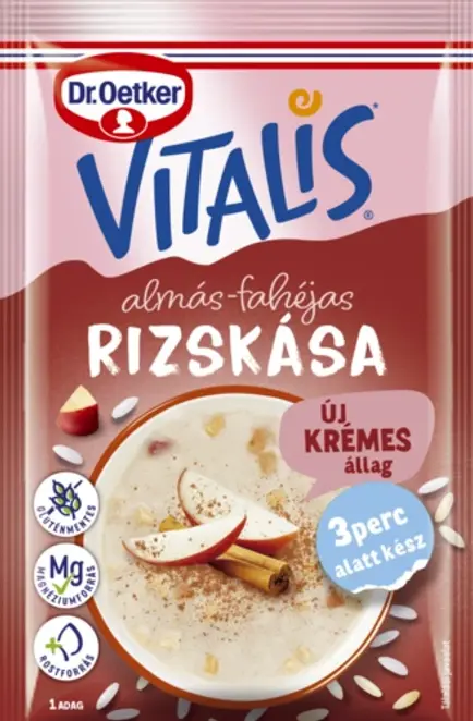 Dr. Oetker Vitalis Rizskása almás-fahéjas