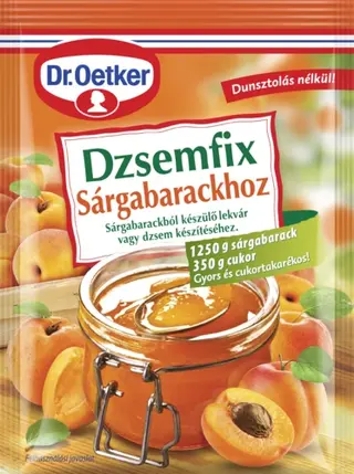 Dr. Oetker Dzsemfix Sárgabarackhoz