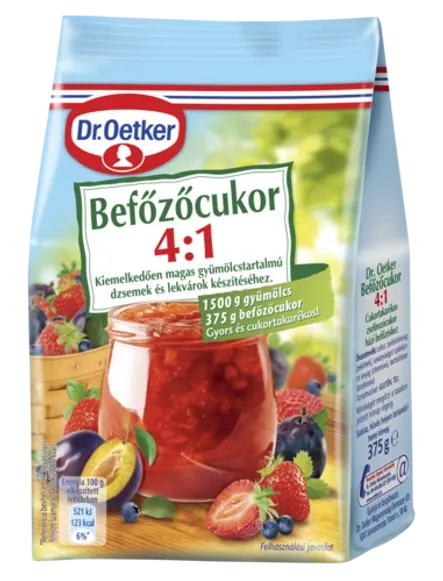Dr. Oetker Befőzőcukor 4:1 (250 g)