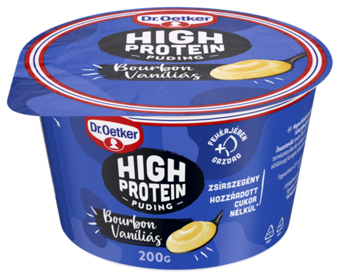 Dr. Oetker High Protein Puding Bourbon Vaníliás