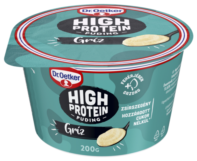 Dr. Oetker High Protein Puding gríz