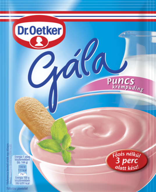 Dr. Oetker Gála Krémpuding puncs