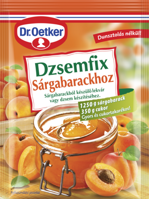 Dr. Oetker Dzsemfix Sárgabarackhoz