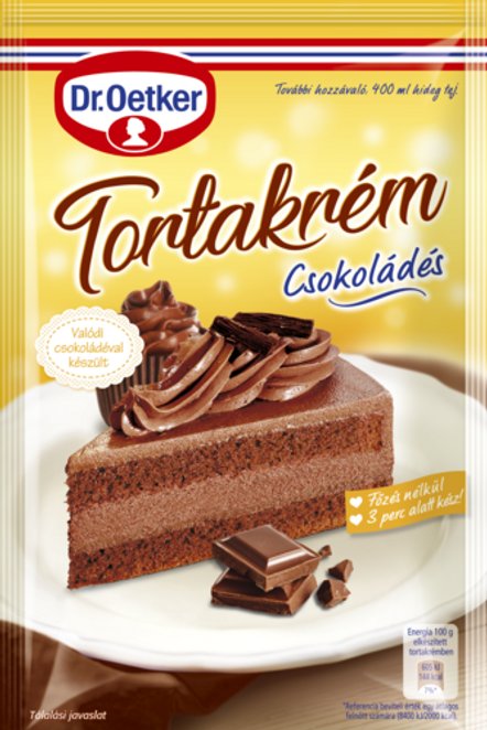 Dr. Oetker Tortakrém csokoládés