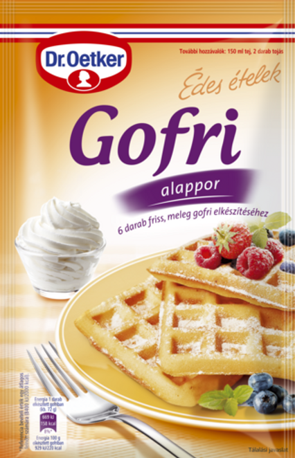 Dr. Oetker Gofri alappor