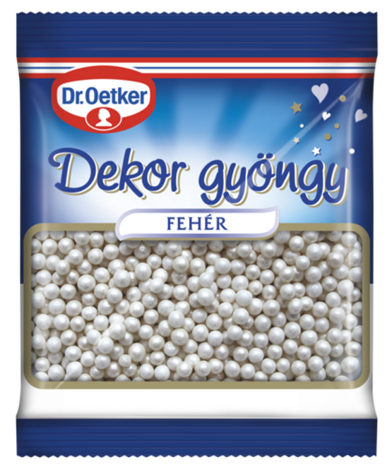 Dr. Oetker Dekor gyöngy fehér