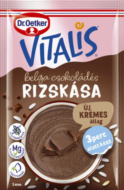 Dr. Oetker Vitalis Rizskása csokoládés